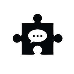 puzzle pieces vector illustration