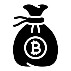 money bag Solid icon