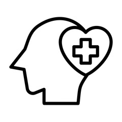 Mental Health Support Icon