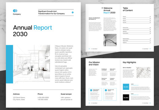 Blue And Black Annual Report