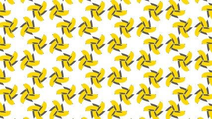 Symmetrical Abstract Pattern with Radiant Yellow Hues