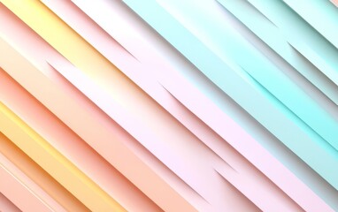 Fototapeta premium Abstract pastel diagonal stripes