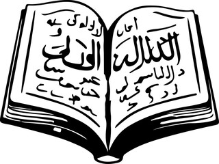 vector illustration of an old book