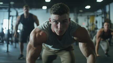 Group CrossFit Training Session