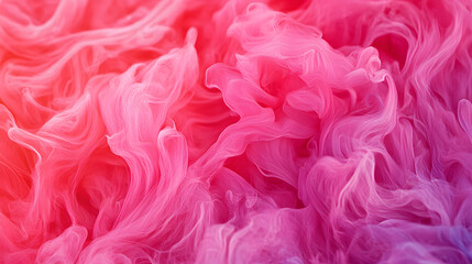Fototapeta premium Colorful pink and blue smoke swirling in the air creating an abstract artistic background