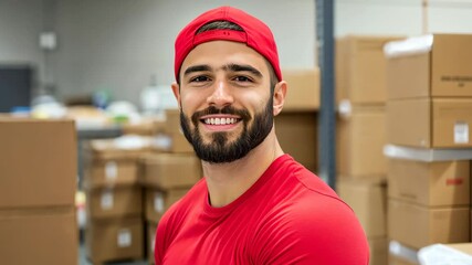 Employee Volunteering at Thanksgiving Charity Event with Team in Corporate Setting for Community Support - Powered by Adobe