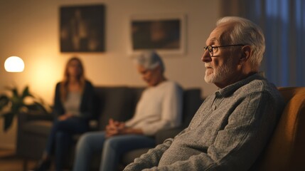 Dementia symptoms affecting family dynamics. Featuring confusion and emotional withdrawal