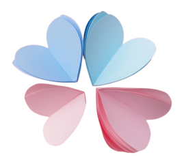 PNG Paper hearts envelope background design.