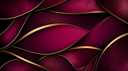 Obraz premium Red and gold background pattern with geometric design for textures and backdrops