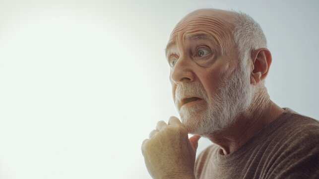 Dementia symptoms causing confusion in recognizing familiar faces. Featuring forgetfulness and disorientation