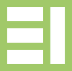 News Grid icon logo design 