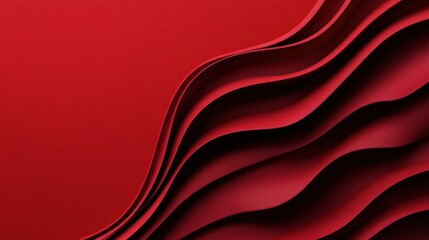 Abstract red wavy background design, perfect for modern creative projects and visual communication.