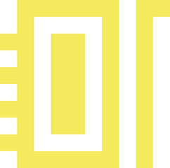 Notebook And Pen icon logo design 