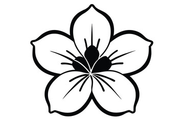 Beautiful flower design vector art illustration, perfect for creative, floral-themed projects.