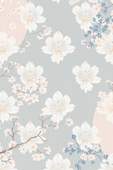 Japanese cherry blossom background