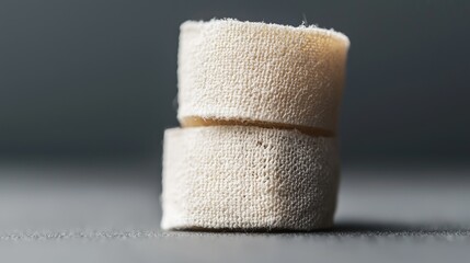Medical Bandages Rolled, Close-up