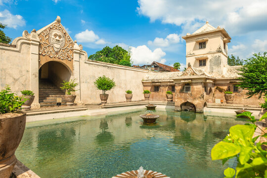Taman Sari Water Castle, former royal garden of the Sultanate of Yogyakarta in Indonesia