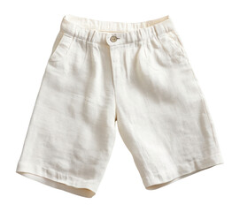 PNG Off white female linen shorts clothing comfortable lightweight.