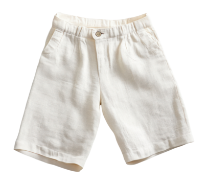 PNG Off white female linen shorts clothing comfortable lightweight.