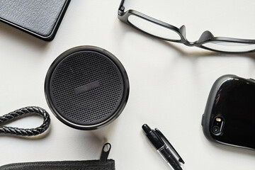 Wireless Speaker on White Background