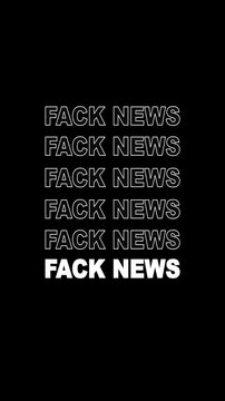  Fack News animation Glow video motion text  video, calligraphy, clip, colorful, effect, signs, stylish, font, element, modern, widener, colourful, false, global, impac