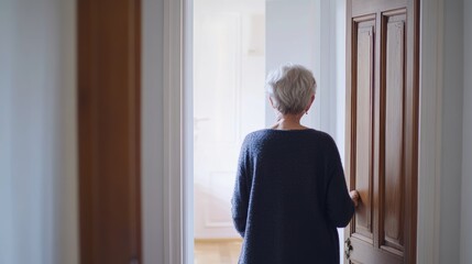 Dementia symptoms in a senior person confused about basic directions. Featuring disorientation and confusion