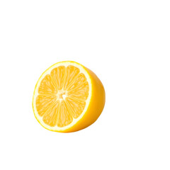lemon isolated on white