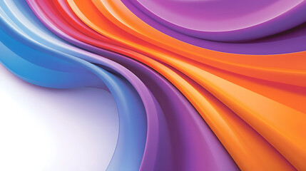 Colorful abstract background with vibrant patterns on white canvas