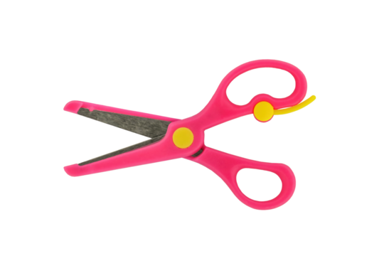 preschooler pink scissors isolated transparent png	 - Powered by Adobe