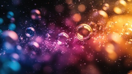 Dynamic speech bubbles in radiant colors forming standard abstract background graphic design digital art vibrant viewpoint