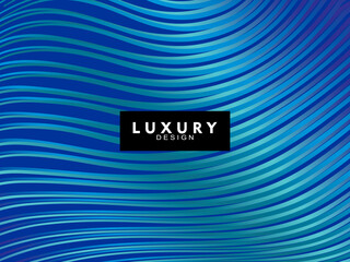Luxury Background with gradient wavy blue lines, with blue base color. Design templates for covers, certificates, websites, business cards, posters, banners, brochure layouts, wallpapers, etc.