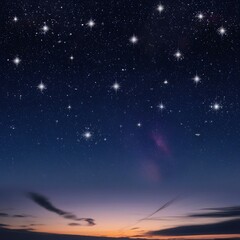 Naklejka premium a night sky with stars