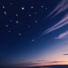 Naklejka premium image of a night sky with star