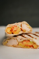 shawarma, doner, food, fast food, snack, meat, vegetables, lavash