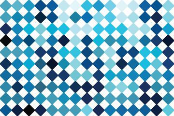 Mosaic Rhombus Abstract in blue colors Background