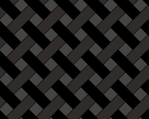 Rattan seamless pattern. Texture of the weave. Vector illustration. 