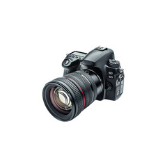 Fototapeta premium Professional Digital Camera with Large Lens for Photography Enthusiasts