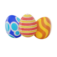 Easter Egg 3D Icon, Easter Day 3D Icon