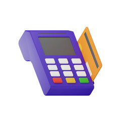Card Payment 3D, Contactless Payment 3D Icon