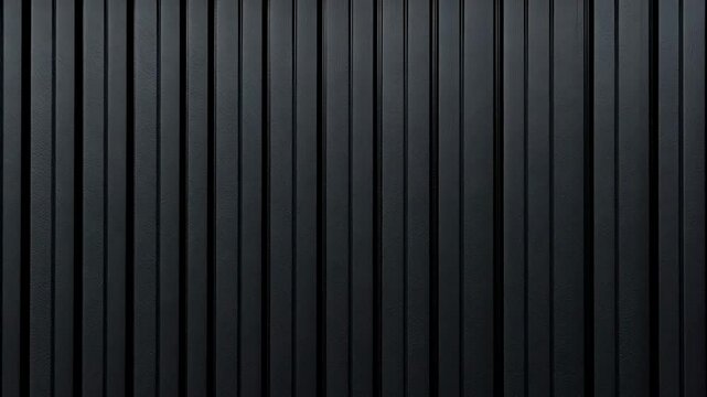 Elegant Black Wall Texture with Vertical Wooden Stripes a Modern Decorative Panel and Minimalist Interior Design Element in Dark Monochrome Theme