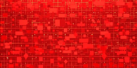 Fototapeta premium Red pattern pathematical plus symbols. Math tech design background. Medical help banner background. Vector Illustration. ,
