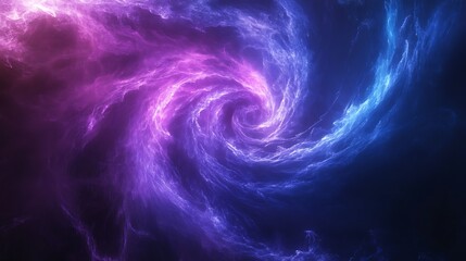 A high-tech swirling vortex chart, glowing with vibrant gradients of cyan and violet, dynamic spirals symbolizing financial data flow, smooth transitions and radiant highlights,