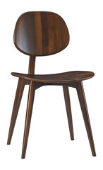 PNG Scandinavian-style wooden chair furniture modern design.