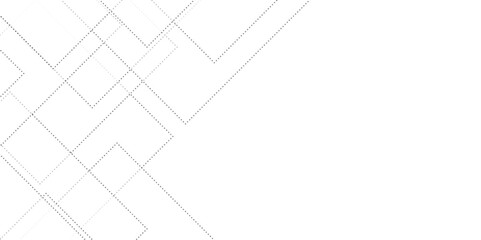 Abstract square shape geometric line background. Modern and creative design. abstract seamless modern white transparent and black color technology concept geometric line vector                        