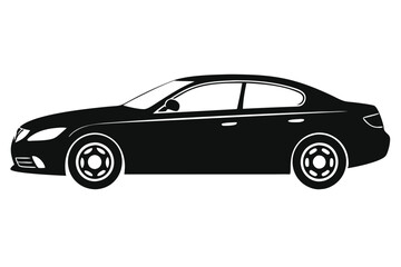 High-quality vector illustration of a stylish car design, perfect for creative projects and branding.