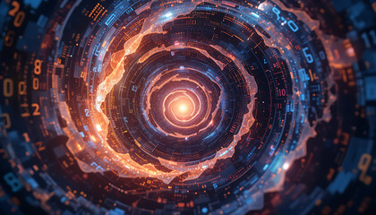Obraz premium abstract background with circles
