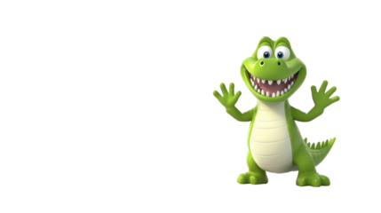 funny turtle cartoon isolated on transparent background