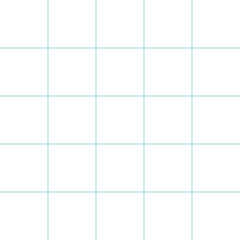 Blue square line grid 5x5