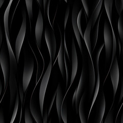 Obraz premium Abstract dark ribbons flowing. Wavy, seamless pattern background. Swirling, elegant backdrop for design