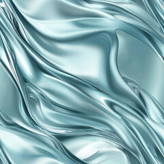 Obraz premium Abstract flowing fabric with rippling folds against a smooth, light-filled background creating an artistic vision. Seamless pattern. Repeat pattern